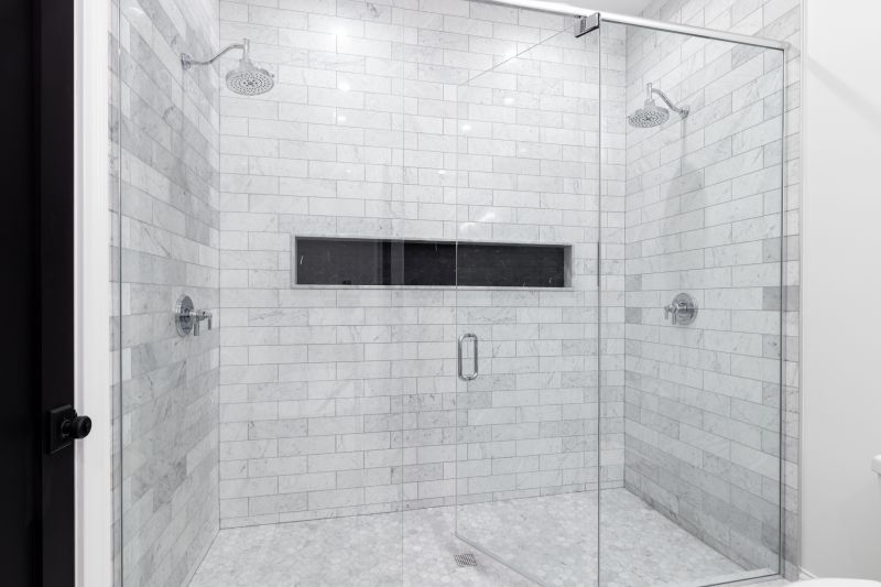 Open Concept Shower Area